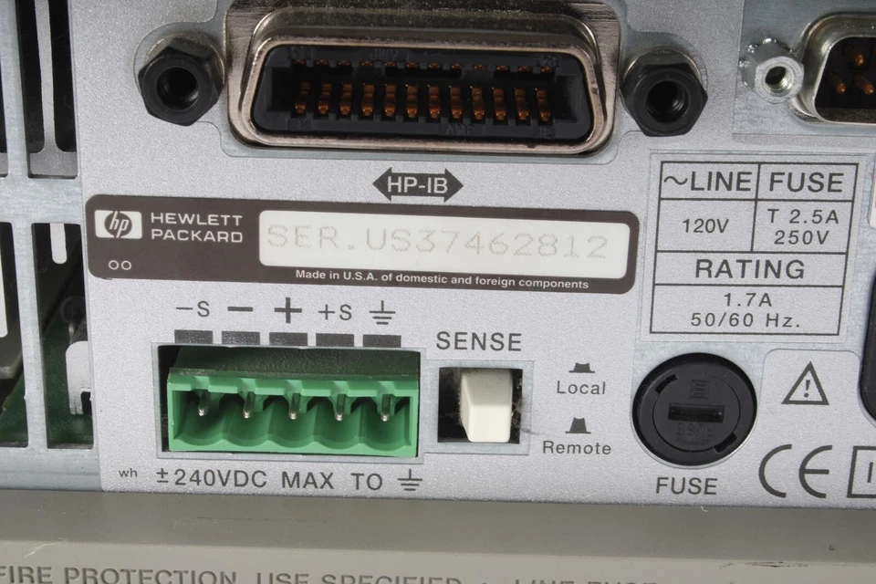 HP 6612C System Precision DC Power Supply With Option 760 - Fair Condition - Image 4 of 4