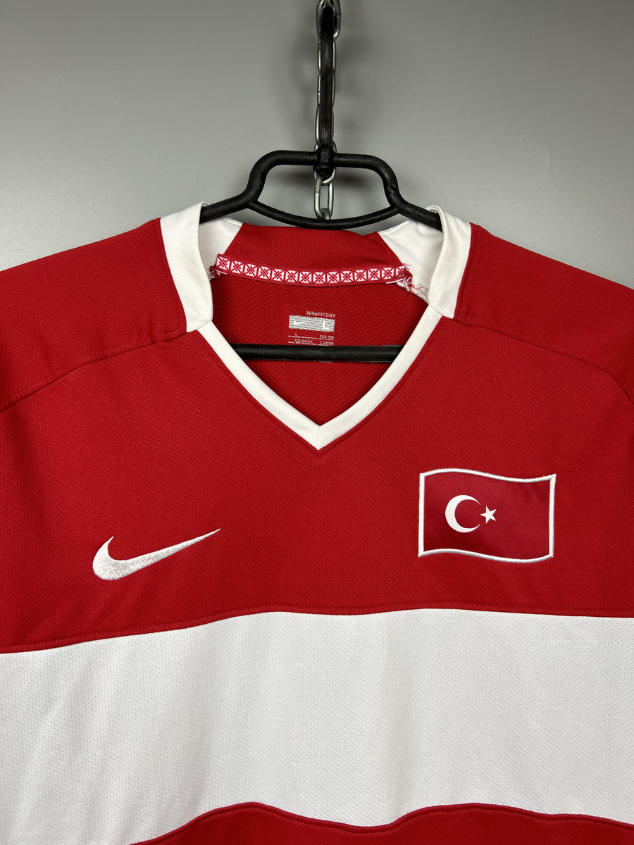 NIKEトルコ代表 08/09 EURO2008 ホーム ユニフォーム トルコ代表 2008 Nike ホーム半袖 ユニフォーム（インポートM