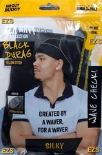 The Cut Buddy Durag 1 BLACK / Use With Torino Pro Brush So Many Waves Dreads CQP