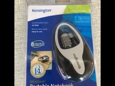 Kensington MicroSaver Portable Notebook Combination Lock 64087 NEW, SEALED