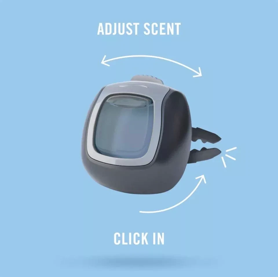 Febreze Car Vent Clip New Car Scent Odourclear Tech Air Freshener 30 Days 6 Pack - Image 2 of 4