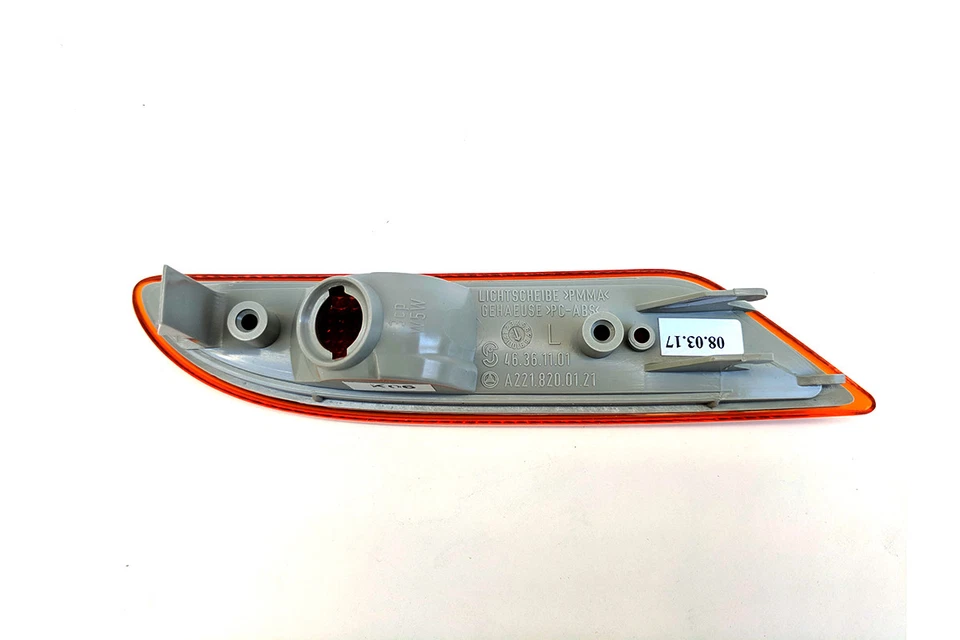 MERCEDES-BENZ CLASE S MARCADOR LATERAL IZQUIERDO GUARDABARROS LUZ INTERMITENTE S550 GENUINO Foto 3 de 4