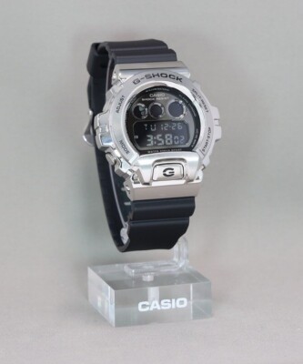 CASIO G-SHOCK GM-6900U-1JF Digital Silver Black Metal Bezel Men's