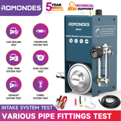 Automotive EVAP Smoke Machine Pipe System Leak Detector Vacuum Diagnostic Tester