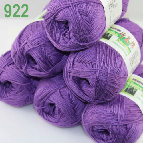 Sale Lot 6SkeinsX50g Soft Bamboo Cotton Baby Wrap Hand Knitting Crochet Yarn - Picture 27 of 45