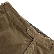 Meyer NWT Bonn Cotton Blend Corduroy Pants Size 50 (34 US) In Brownish Green