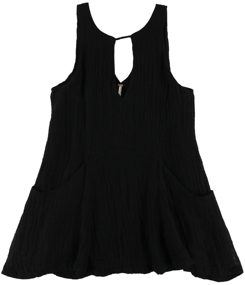 breathable linen dress VisibleArt Sleeveless Linen Maxi Dress with Pockets