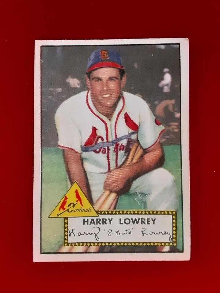 1952 TOPPS BASEBALL 111 PEANUTS LOWREY ST LOUIS CARDINALS VG+ (2) eBay
