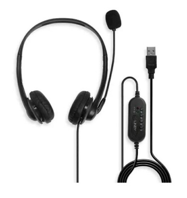 Lindy 42870 - Duel Headset With Microphone for sale online | eBay