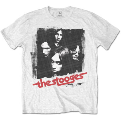IGGY POP & THE STOOGES - Four Faces T-Shirt OFFICIAL MERCHANDISE