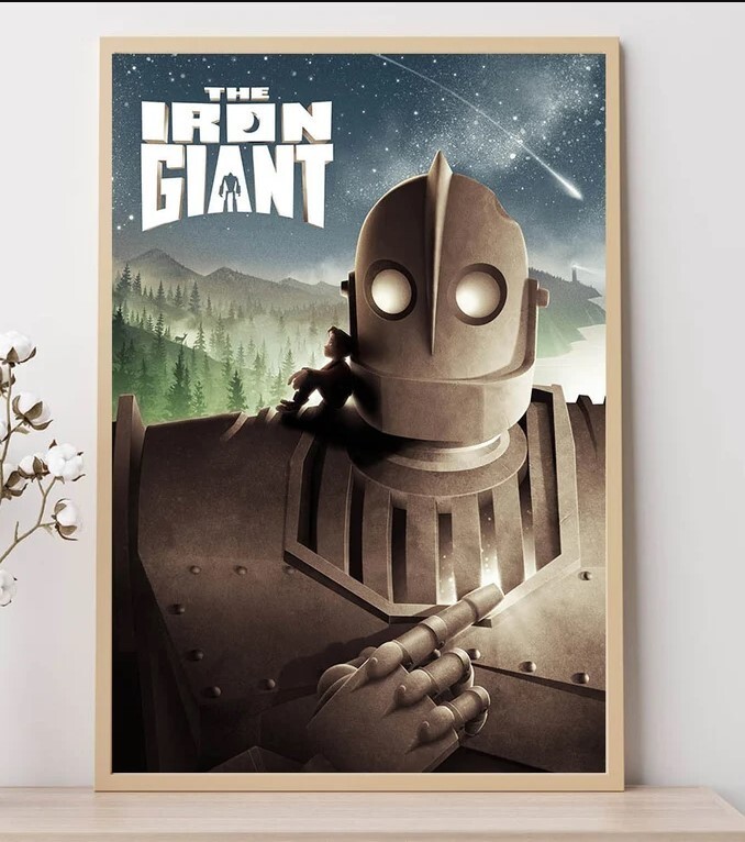 The Iron Giant--Movie Poster, Art Prints, Home Decor,Wall Art