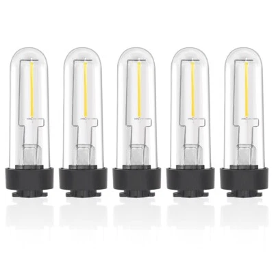 WIKIDOO Solar Pathway Light Bulbs, Solar Lightbulb Outdoor for Hampton Bay, Pack of 5