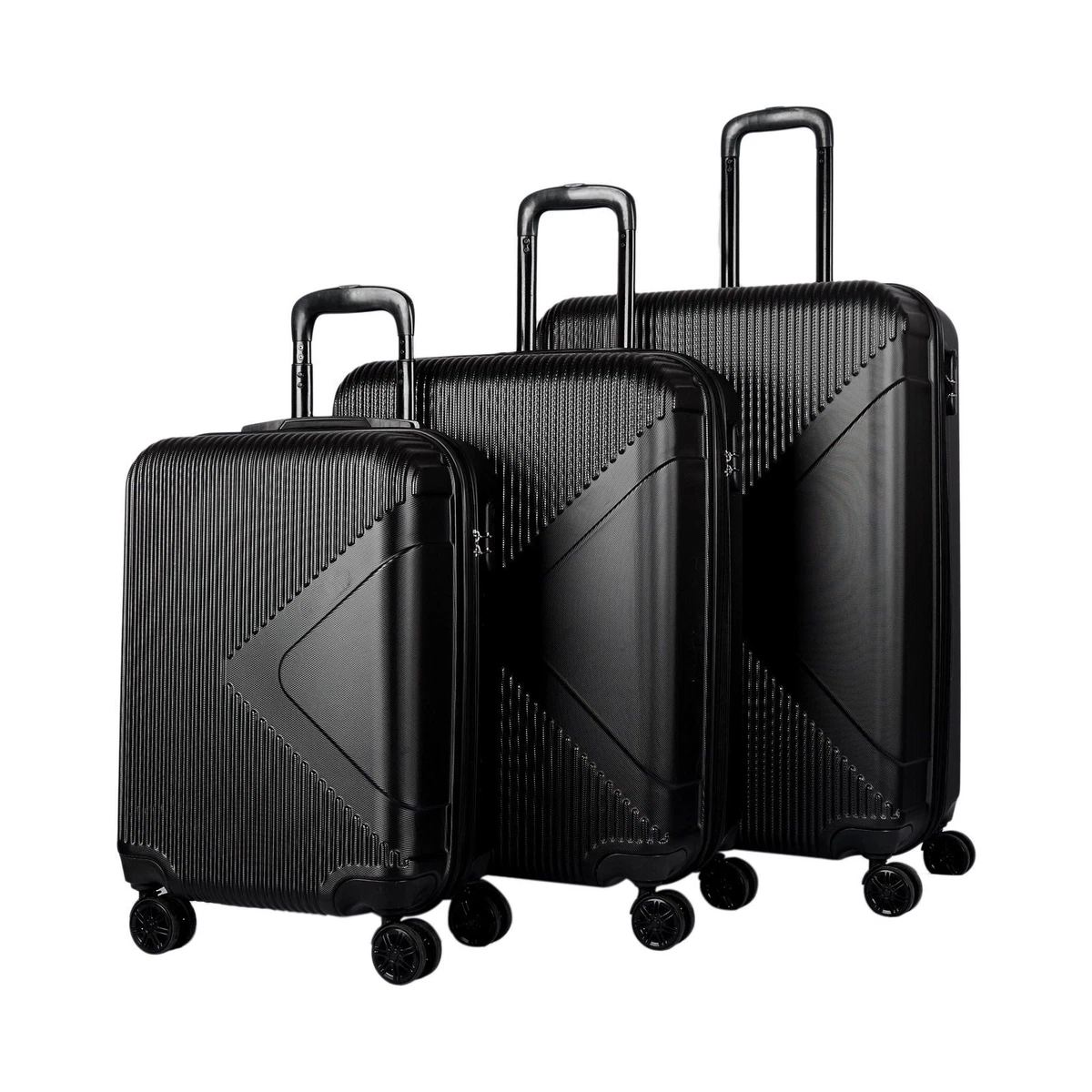 Small black hard suitcase deals
