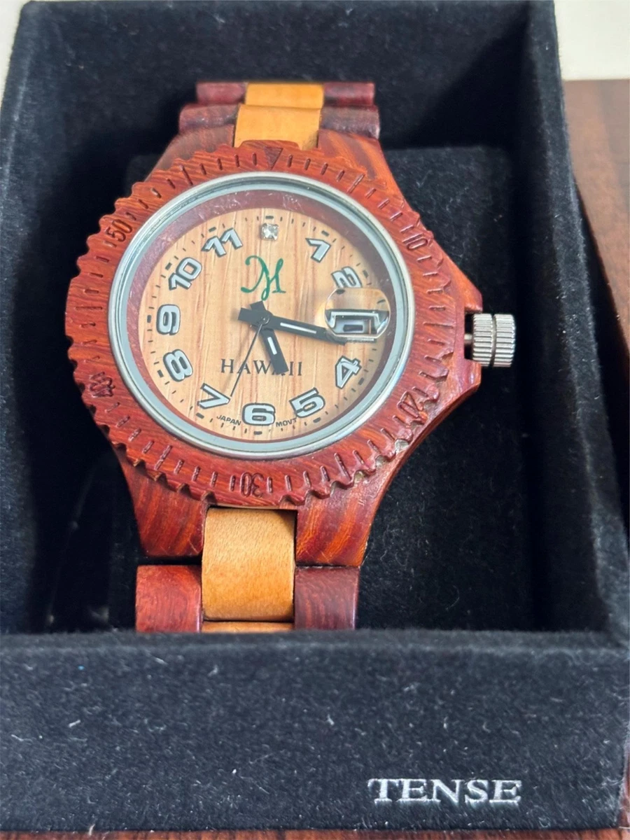 Tense Wood Band Wristwatches for Men for sale | eBay display picture 1