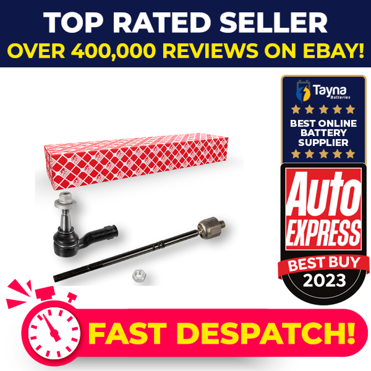 Steering Rod Assembly fits RANGE ROVER Mk4 L405 3.0D 2012 on LR033529 LR033529S1