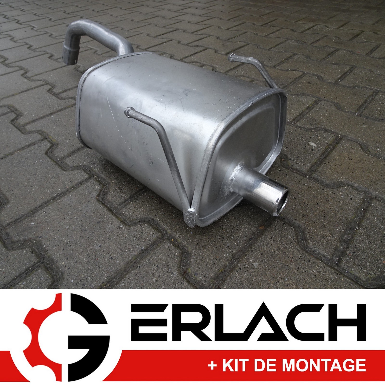 Silencieux arrière Fiat 500 Ford KA 1.2 pot echappement de rechange