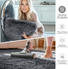 5X8 Machine Washable Large Area Rugs for Living Room, Bedroom, Soft Fluffy Sh...