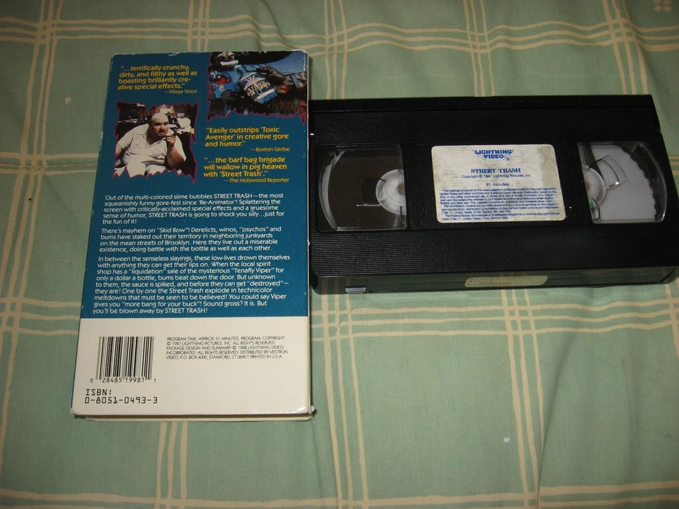 Street trash/ horror/vhs/tony darrow/lightning video - Image 2 of 2