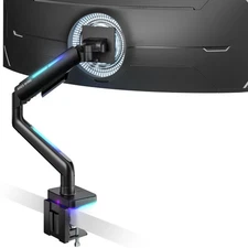 Ultrawide Monitor arm for 17-49'' Heavy Duty Screen up to 44lbs, Gas Spring S...