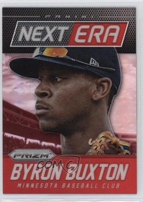 2014 Panini Prizm Next Era Red Prizm 14/25 Byron Buxton #4 0e1