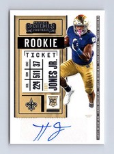 2020 Panini Contenders Rookie Ticket #232 Tony Jones Jr. Auto RC