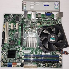 Scheda Madre HP 517069-001 MSI MS-7525 con CPU Intel Dual Core 775 e Ram