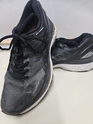 ASICS Gel-Nimbus 19 Black Running Walking Shoes Athletic Sneakers Womens Sz 7