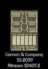 Cannon  Company 2029 HO Scale Engine Step Set Brass -- For Athearn SD40T-2