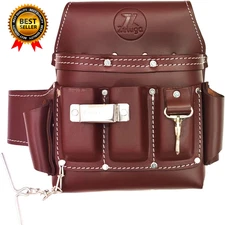 6 Pocket Leather Electrician Tool Pouch