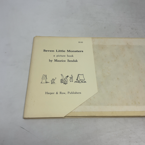 Seven Little Monsters by Maurice Sendak HC First Edition Very Good 1975 - Picture 3 of 7