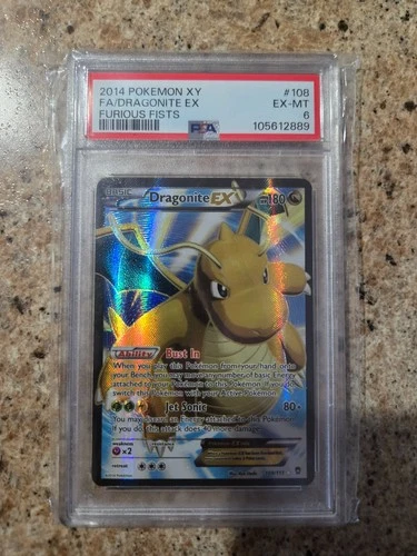 dragonite ex furious fists psa 6