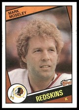1984 Topps #385 Mark Moseley Washington Redskins