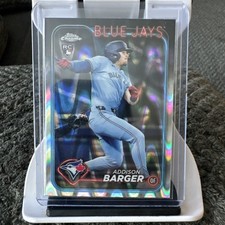 24 Topps Chrome Addison Barger Silver RayWave