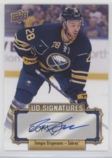 2016-17 Upper Deck UD Signatures Zemgus Girgensons #UDS-ZG Auto dz9