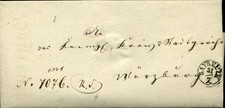 166933) Bayreuth, kleiner K1 auf Blg 1837 mit Inhalt, Kreis- und Stadtgericht