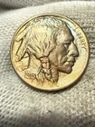 * 1913-D TYPE 1 * SUPERB+ GEM AU+ BUFFALO NICKEL ORIGINAL