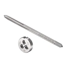 Tap and Die Set, M3 x 0.5 Thread, Screw Tap & Round Die Threading Tapping Tool