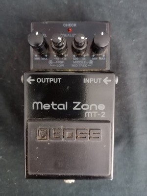Boss MT-2 30th Anniversary Limited Edition Metal Zone Black Pedal