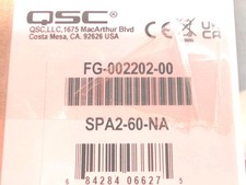 QSC SPA2-60 2-Channel Power Amplifier 60W - SPA2-60-NA SEALED New In Box