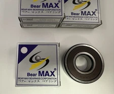 4 pc BearMAX 6305-2RS E 25x62x17mm Rubber Seal Deep Groove Ball Bearings 63052RS