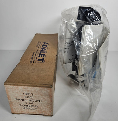 New ADALET 18013 XPO Panel Mount Knob Control Operator Module Switch in Box