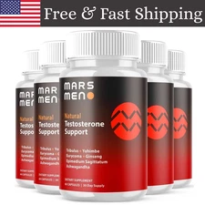 5-Pack Mars Men Capsules - MarsMen for Men Health Capsules - 300 Capsules