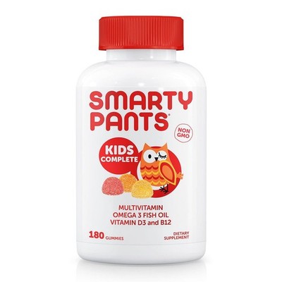 Smartypants Kids Complete Gummy Vitamins Multivitamin Omega 3 Dha/Epa Fish Oil