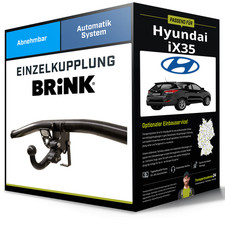 Abnehmbare Anhängerkupplung für HYUNDAI iX35 08.2009-12.2015 Typ LM Brink NEU