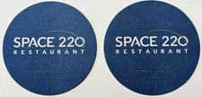 Disney World EPCOT Space 220 Restaurant Coaster x2
