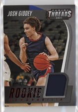 2021 Chronicles Draft Picks Threads Rookie Memorabilia Red /199 Josh Giddey zt7