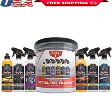 Complete Detailing Bucket Car Wash Kit 8-piece All-in-one Car Care Set New