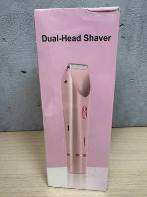 Rechargeable Dual-Head Electric Shaver   Waterproof, Type-C, 400mAh Battery