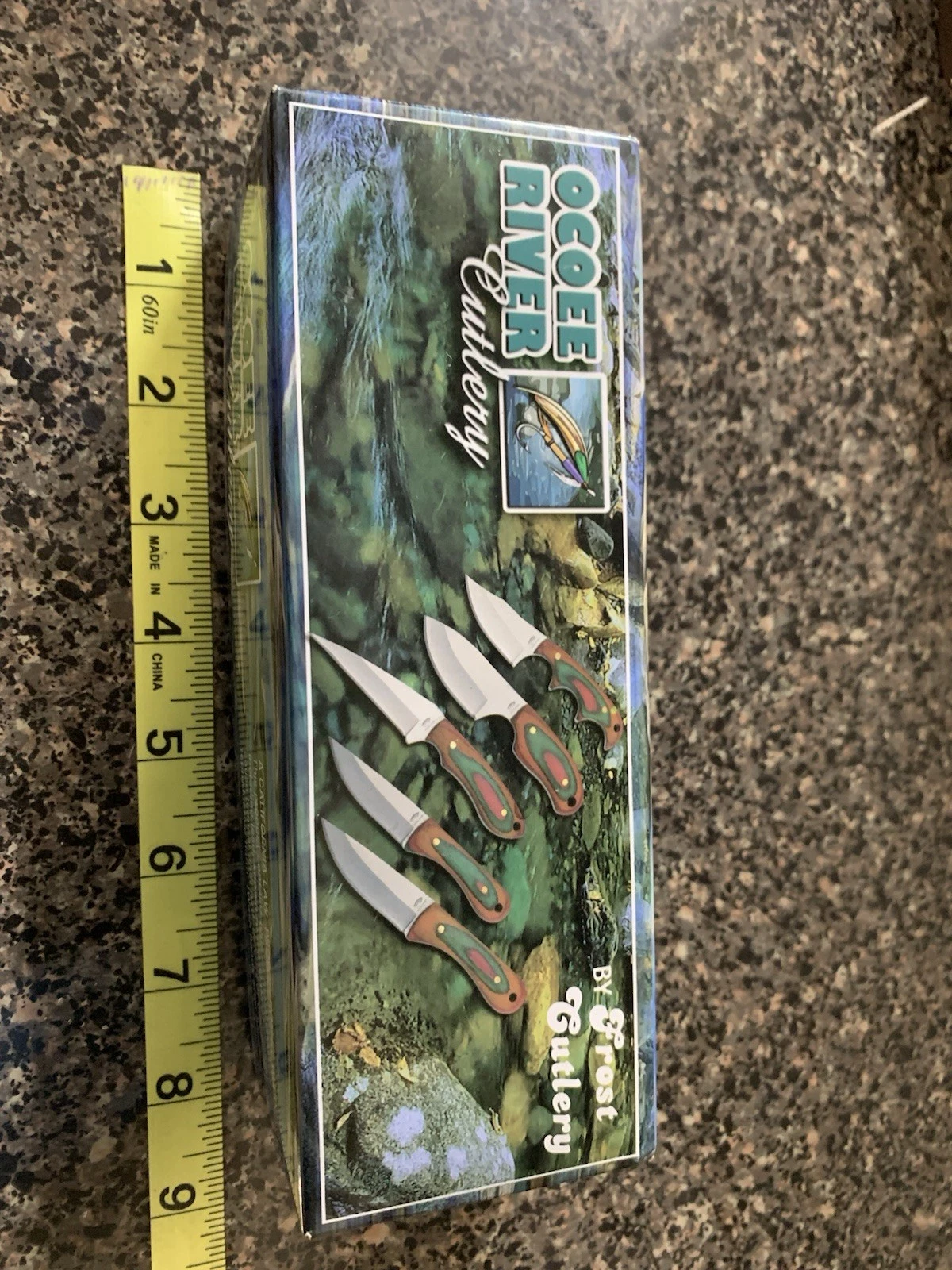 Ocoee River 5 Piece knife Set Full Tang/ Perfect For Any Outdoorsman