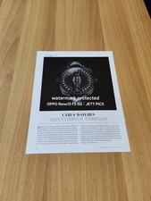 CYRUS GENEVE KLEPCYS VERTICAL TOURBILLON BLACK WATCH VINTAGE WATCH